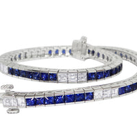 Sapphire and Diamond Bracelet