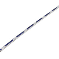 Sapphire and Diamond Bracelet