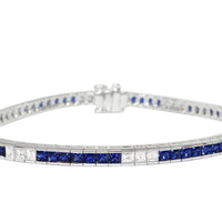 Sapphire and Diamond Bracelet