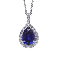 Sapphire and Diamond Pendant