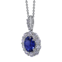 Sapphire and Diamond Pendant