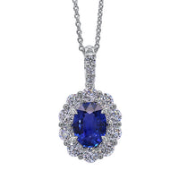 Sapphire and Diamond Pendant