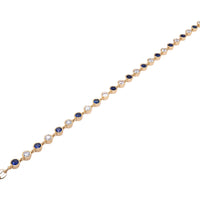 Sapphire and Diamond Bracelet