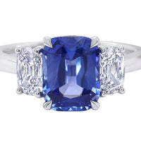 Sapphire and Diamond Ring