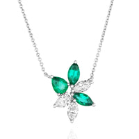 Emerald and Diamond Necklace