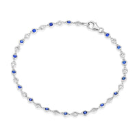 Sapphire and Diamond Bracelet