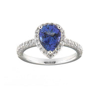 Tanzanite and Diamond Ring