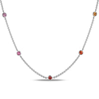 Fancy Sapphire Necklace