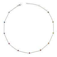Fancy Sapphire Necklace