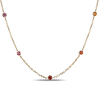 Fancy Sapphire Necklace