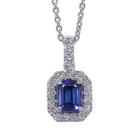 Sapphire and Diamond Pendant