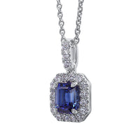 Sapphire and Diamond Pendant