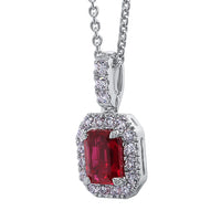 Ruby and Diamond Pendant