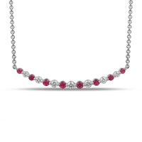 Ruby and Diamond Necklace