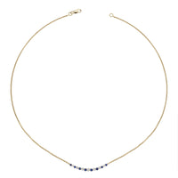 Sapphire and Diamond Necklace