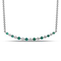 Emerald and Diamond Necklace