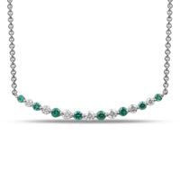 Emerald and Diamond Necklace