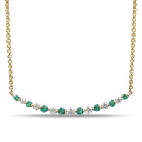 Emerald and Diamond Necklace