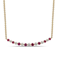 Ruby and Diamond Necklace