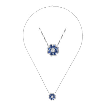 Sapphire and Diamond Necklace