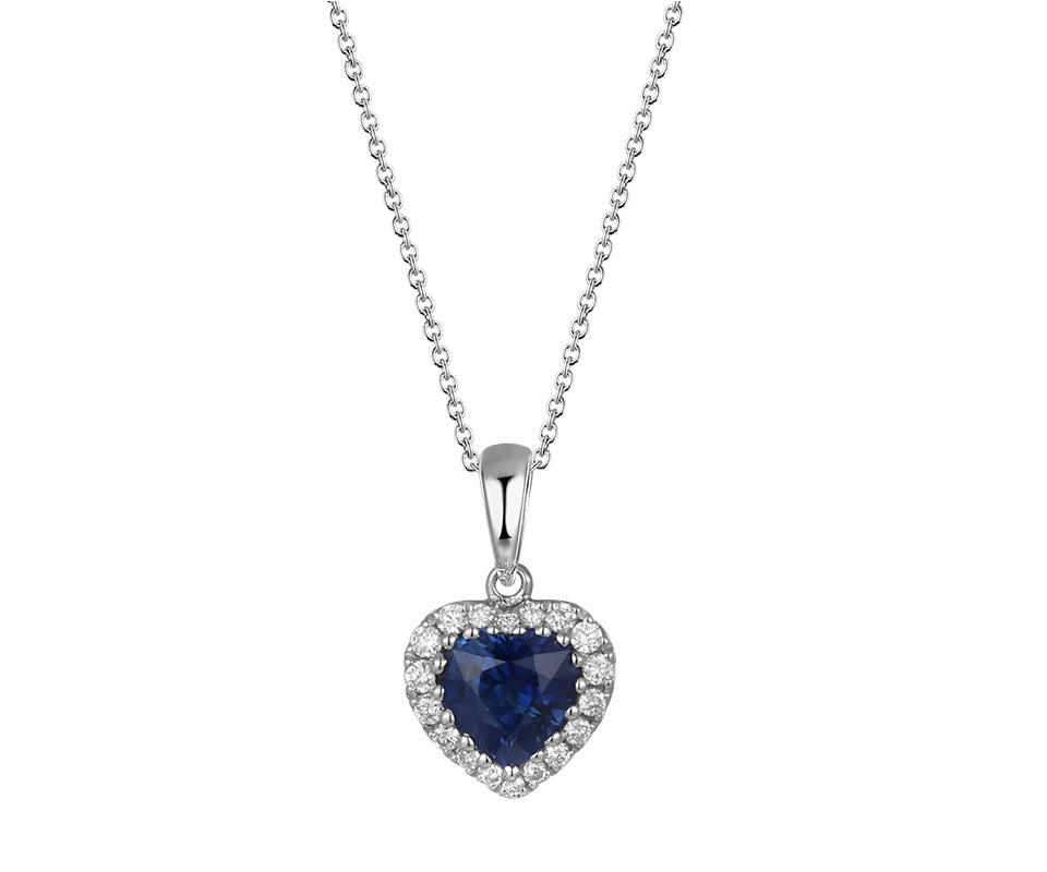 Sapphire and Diamond Pendant