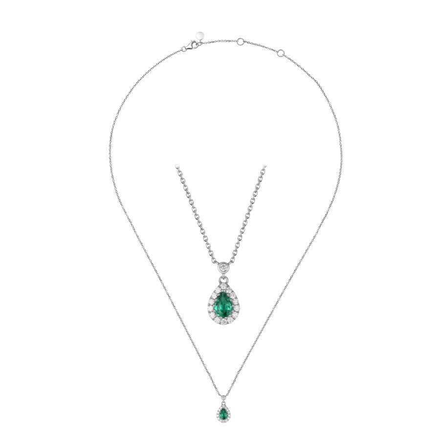 Emerald and Diamond Necklace