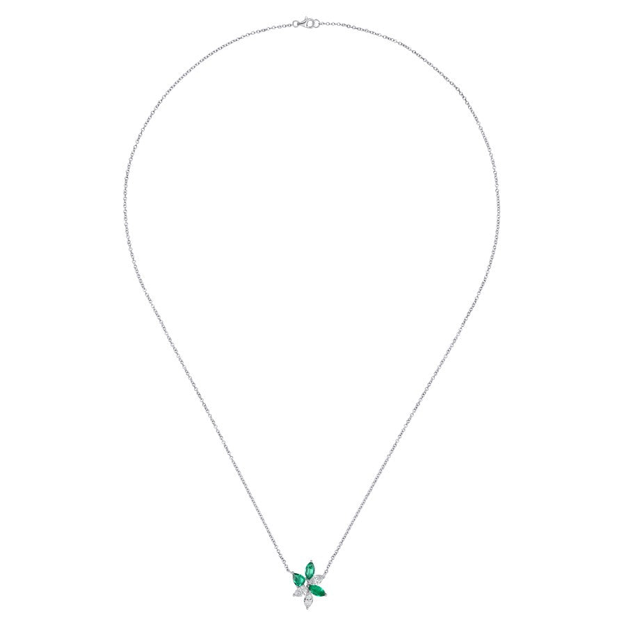 Emerald and Diamond Necklace