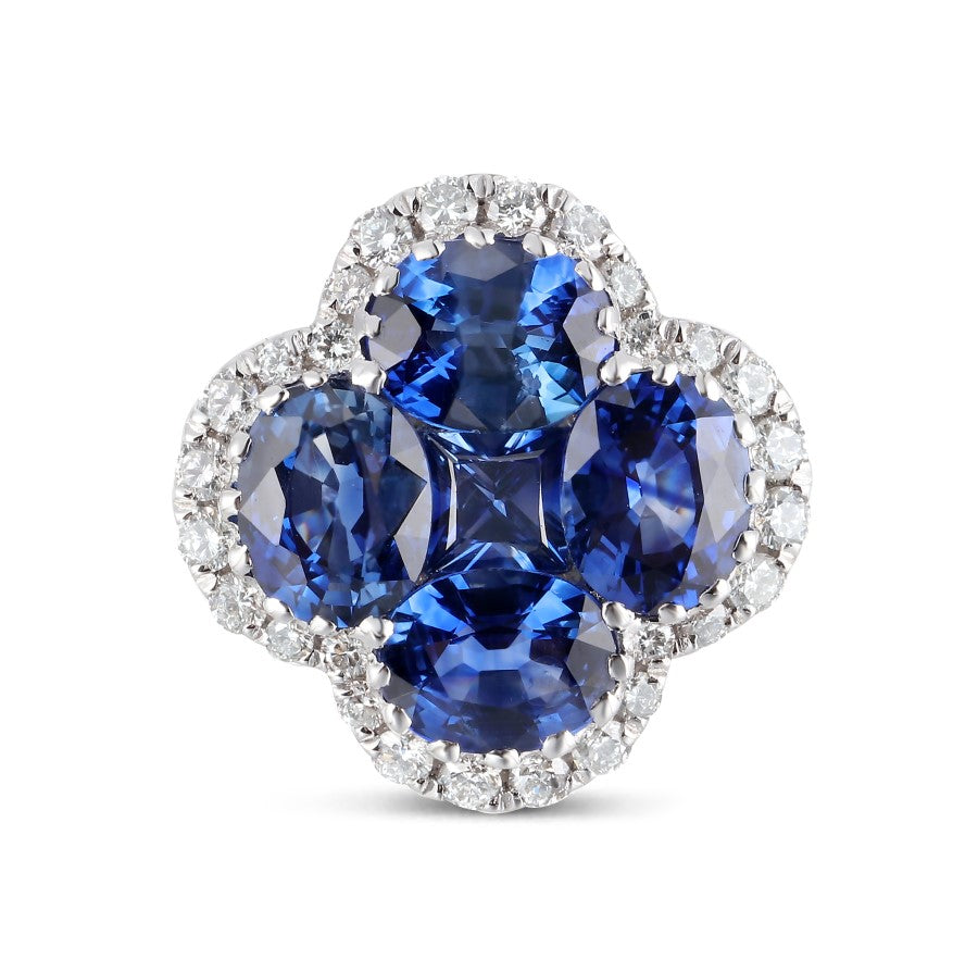 Sapphire and Diamond Pendant