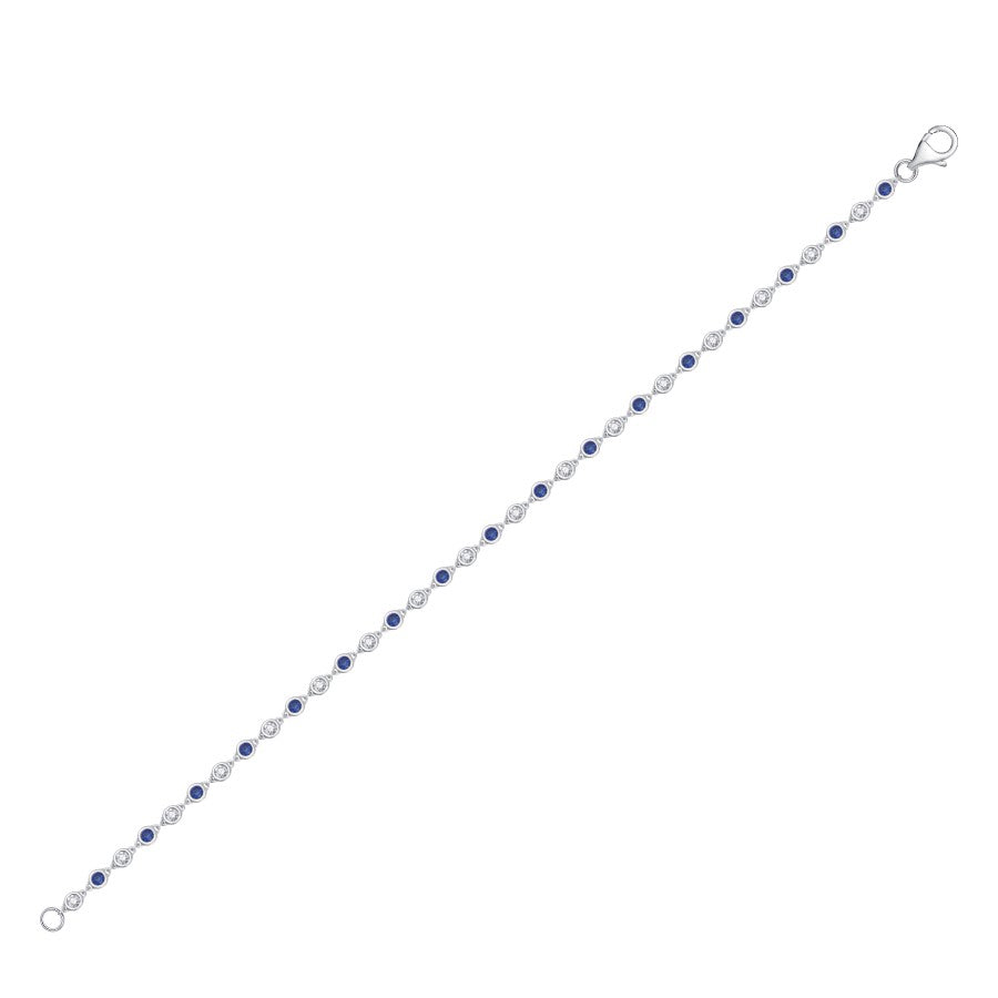 Sapphire and Diamond Bracelet