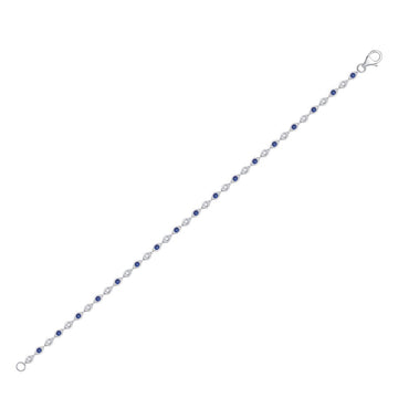 Sapphire and Diamond Bracelet