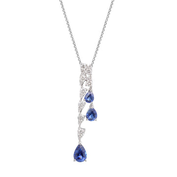 Sapphire and Diamond Pendant