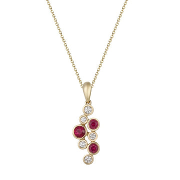 Ruby and Diamond Pendant