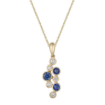 Sapphire and Diamond Pendant