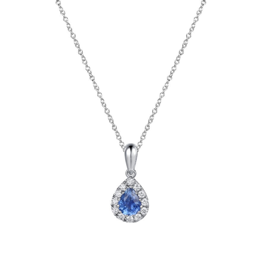 Sapphire and Diamond Pendant