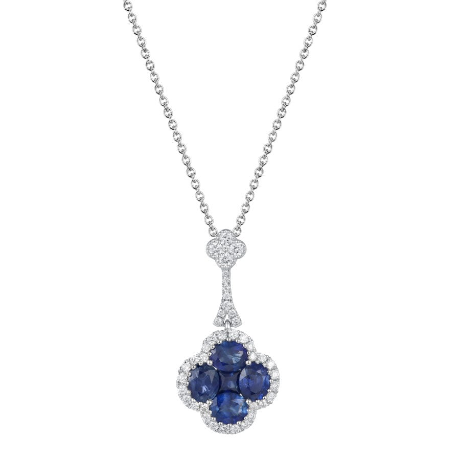Sapphire and Diamond Pendant