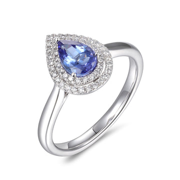 Tanzanite and Diamond Ring