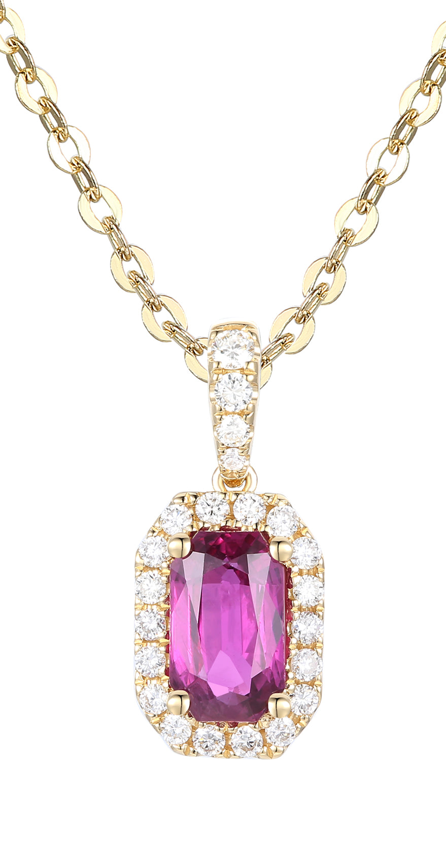 Ruby and Diamond Pendant