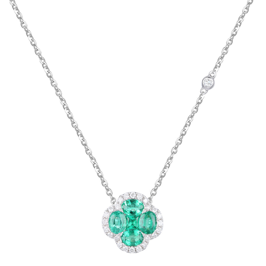 Emerald and Diamond Necklace