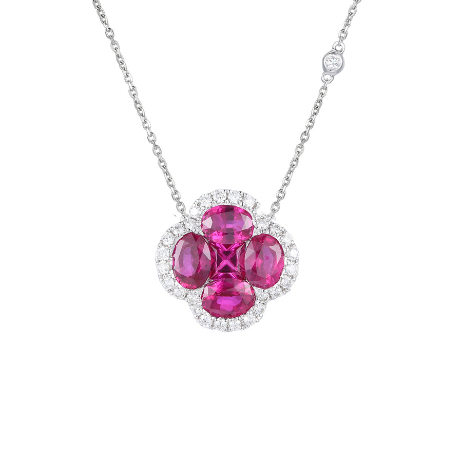 Ruby and Diamond Necklace