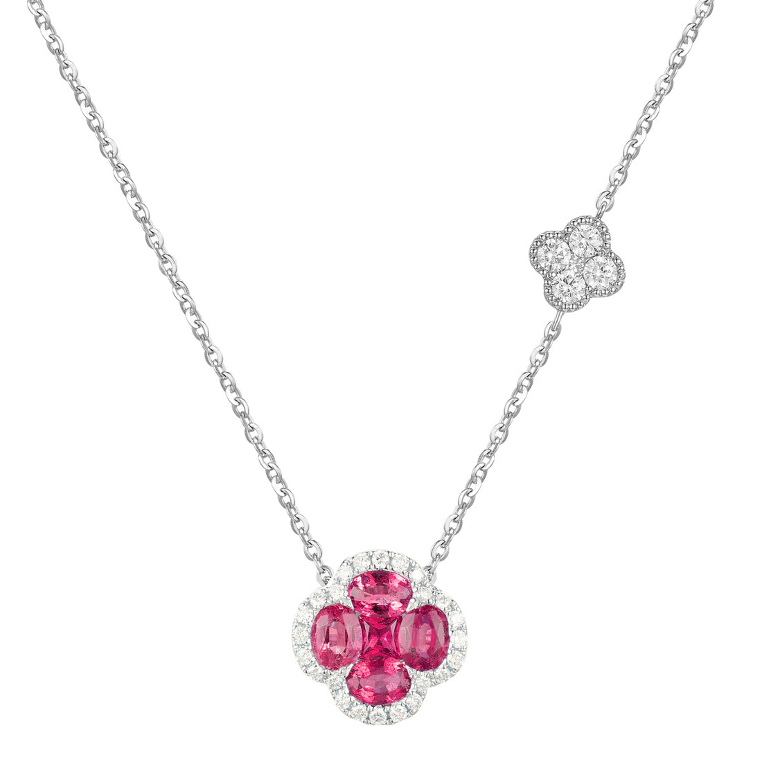 Ruby and Diamond Necklace