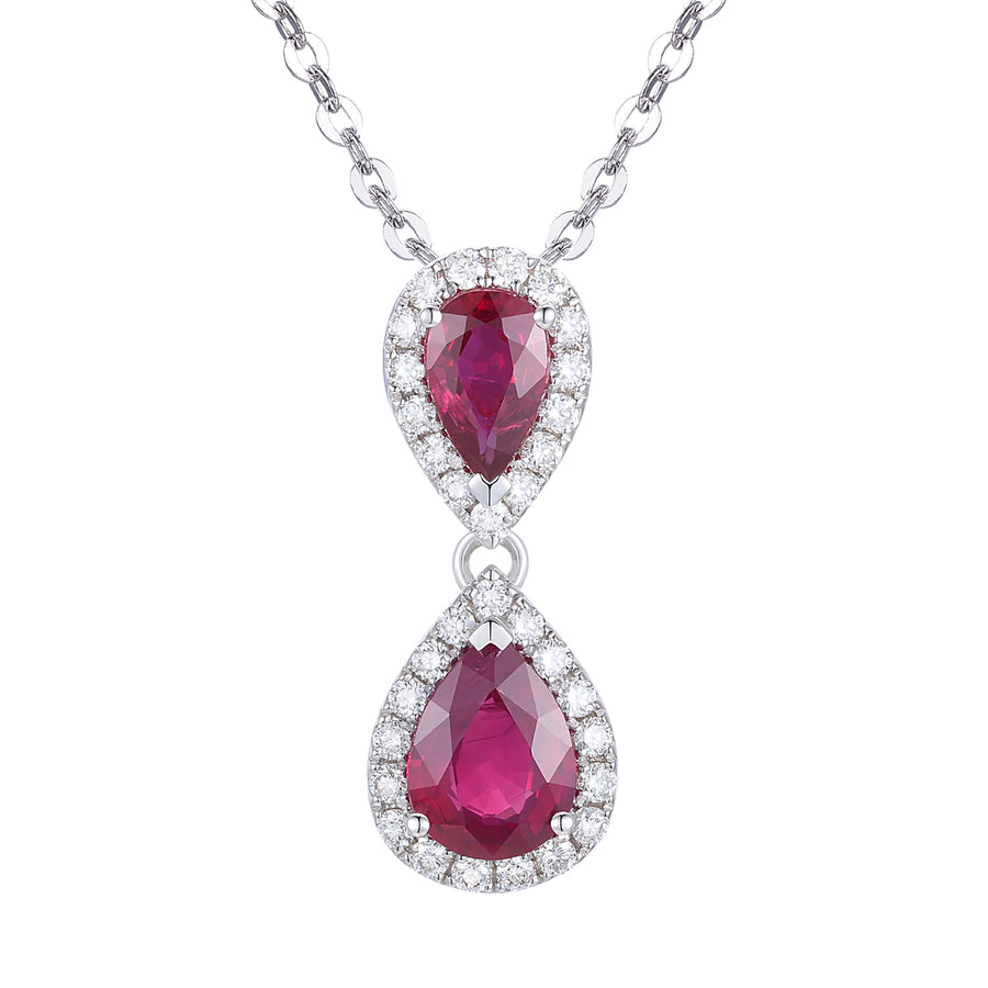 Ruby and Diamond Pendant