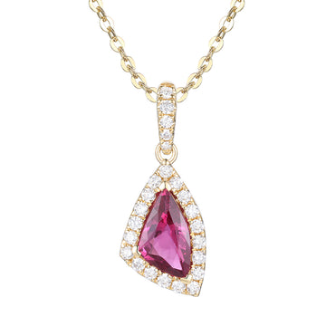 Ruby and Diamond Pendant