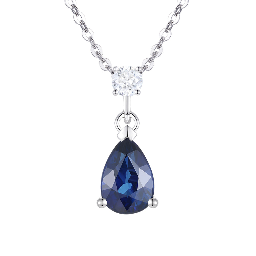 Sapphire and Diamond Pendant