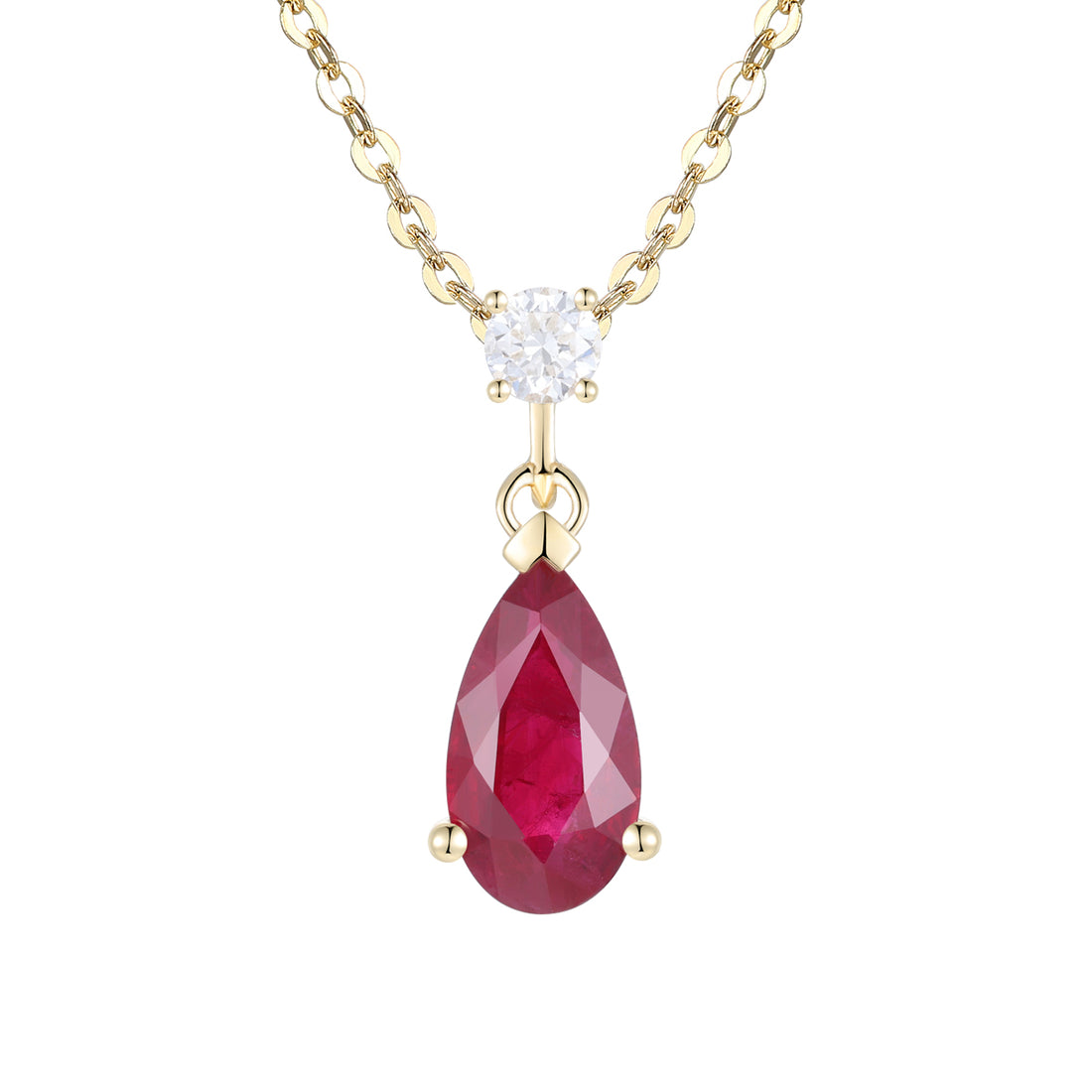 Ruby and Diamond Pendant