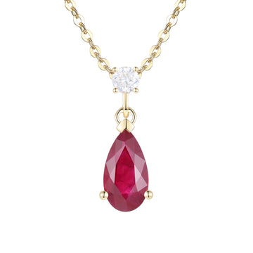 Ruby and Diamond Pendant