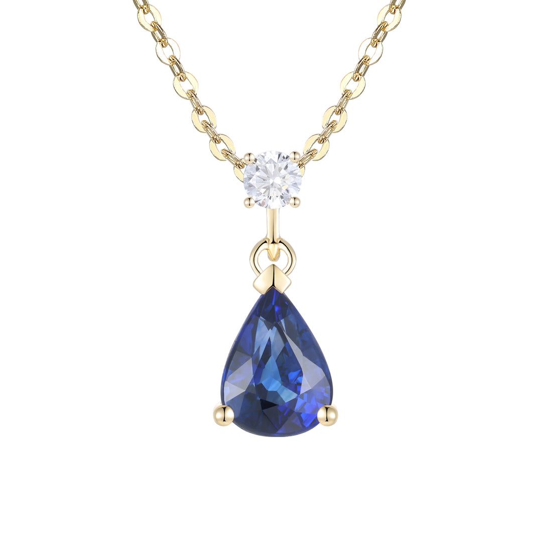 Sapphire and Diamond Pendant