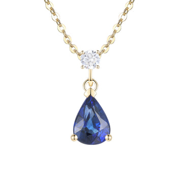 Sapphire and Diamond Pendant