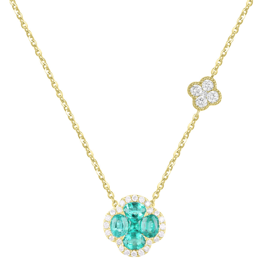 Emerald and Diamond Necklace