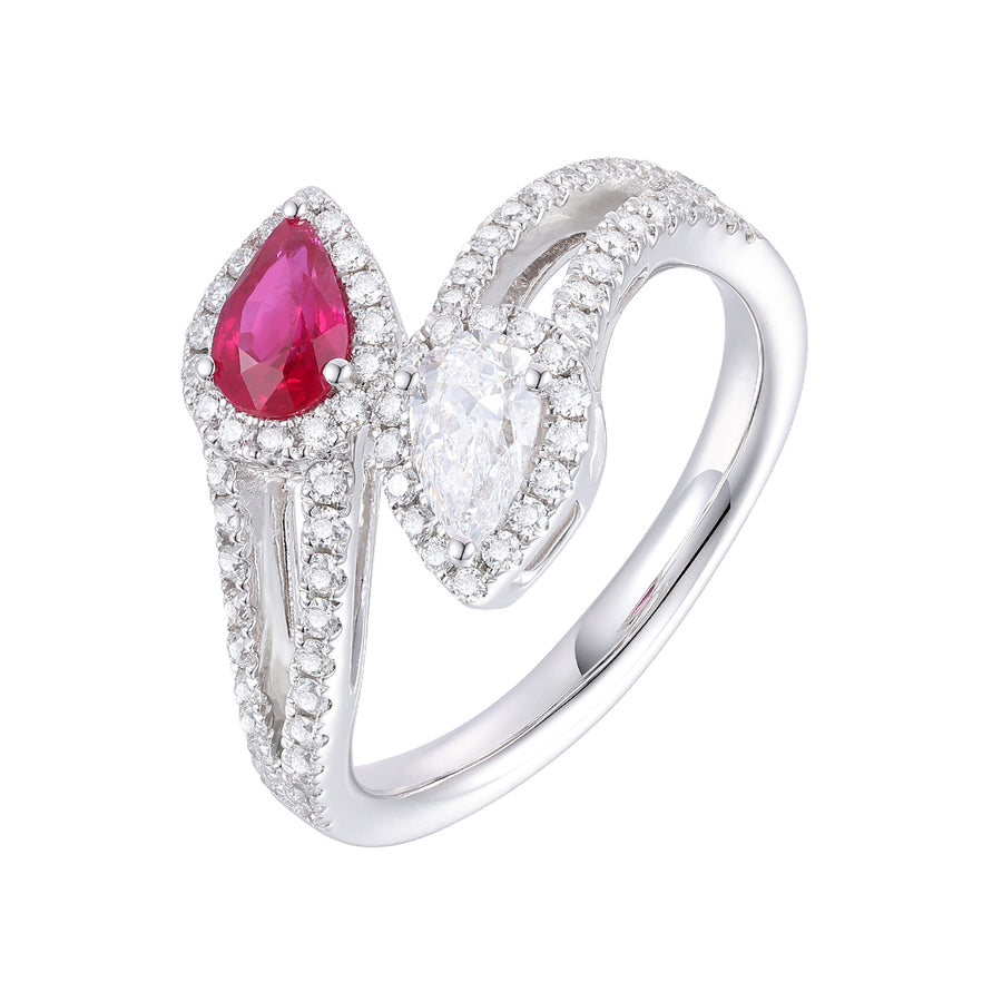 Ruby and Diamond Ring