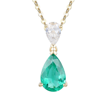 Emerald and Diamond Necklace